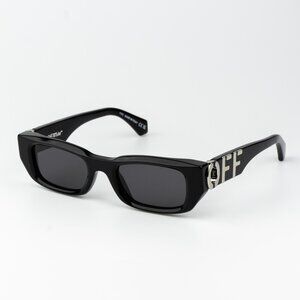 Off-White FILLMORE Men Sunglasses Black Grey Square OERI124 FILLMORE 1007